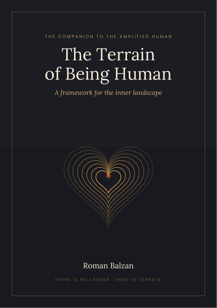 Cover of The Terrain of Being Human by Roman Balzan